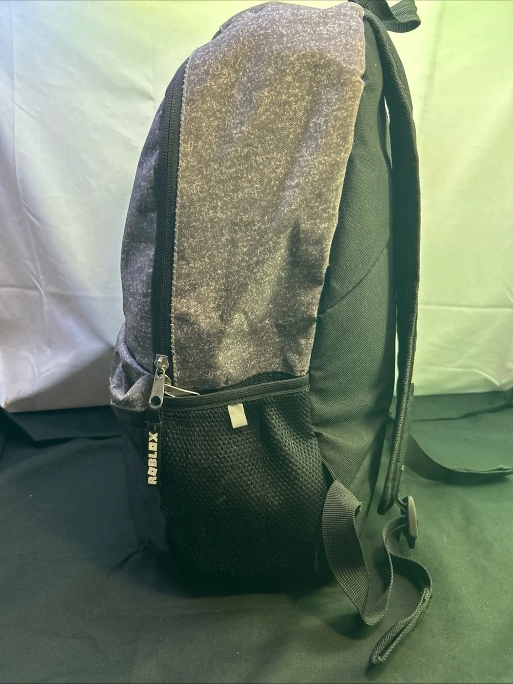 Roblox Bioworld Black and Gray Rebel X Kids Backpack